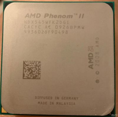 Лот: 12833775. Фото: 1. Процессор AMD phenom II X2 545... Процессоры