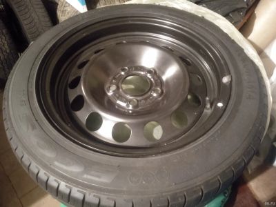 Лот: 17555127. Фото: 1. Запасное колесо BMW 5*120 205... Шины на дисках