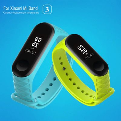 Лот: 11791021. Фото: 1. Ремешок для mi band 3 голубой. Смарт-часы, фитнес-браслеты, аксессуары