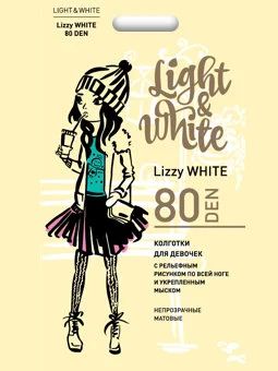 Лот: 16201865. Фото: 1. Колготки детские Light White Lizzy... Чулочно-носочные изделия