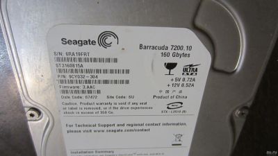 Лот: 3435585. Фото: 1. Жесткий диск винчестер винт Seagate... Жёсткие диски