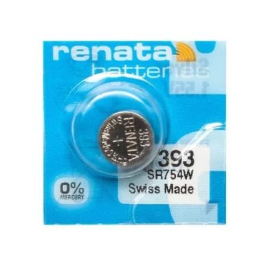 Лот: 15542867. Фото: 1. Эл/пит SR-754w (R393) RENATA 14160. Батарейки, аккумуляторы, элементы питания