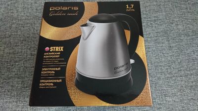 Лот: 13388638. Фото: 1. Чайник Polaris PWK 1773CA Golden... Чайники, кофемашины, кулеры