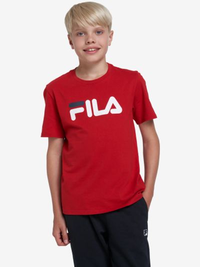 Лот: 22407209. Фото: 1. Футболка для мальчиков FILA, Красный. Другое (спортивная одежда)