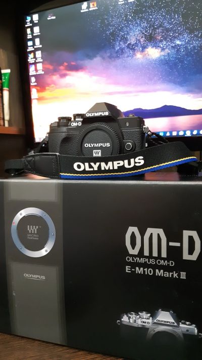 Лот: 14419684. Фото: 1. Olympus OMD E-M10 Mark III ( Тушка... Цифровые беззеркальные со сменной оптикой