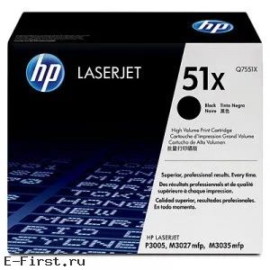 Лот: 5054772. Фото: 1. Картридж HP Q7551X-1 шт, HP Q7551XD-1... Картриджи, расходные материалы