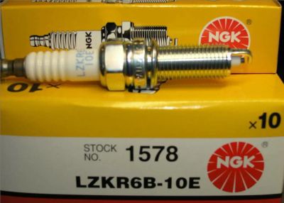 Лот: 6517464. Фото: 1. Свеча LZKR6B-10E NGK 1578 Hyundai... Электрооборудование