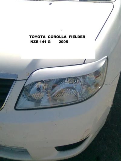 Лот: 2492610. Фото: 1. Реснички на фары Toyota Fielder... Детали тюнинга