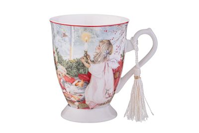 Лот: 24914817. Фото: 1. Кружка Lefard Christmas. Кружки, стаканы, бокалы