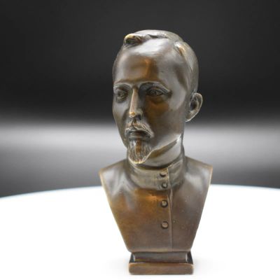 Лот: 25119081. Фото: 1. Бюст бронзовый "Дзержинский Ф... Фигурки, статуэтки