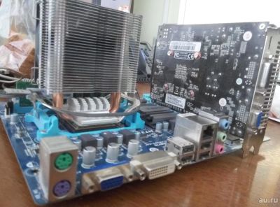 Лот: 10115895. Фото: 1. Gigabyte GA-78LMT-S2P+AMD 3.5... Комплекты запчастей