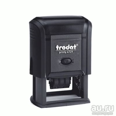 Лот: 14071092. Фото: 1. Trodat 4729 (50 x 30 мм, h 3 мм... Печати, штампы, оснастки
