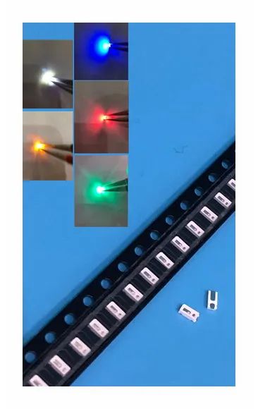 Лот: 20615026. Фото: 1. Светодиод 3014 SMD красный, синий... Светодиоды