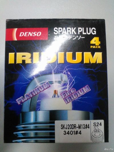Лот: 16342603. Фото: 1. Свеча зажигания Denso SKJ20DRM13... Двигатель и элементы двигателя