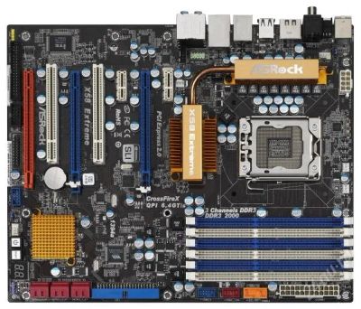 Лот: 1793195. Фото: 1. мат. плата ASRock X58 Extreme... Материнские платы