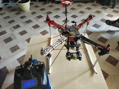Лот: 12006803. Фото: 1. Квадрокоптер FPV F-450 со шлемом... Квадрокоптеры