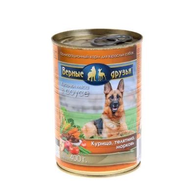 Лот: 14544177. Фото: 1. Консервы Верные друзья Курица... Корма