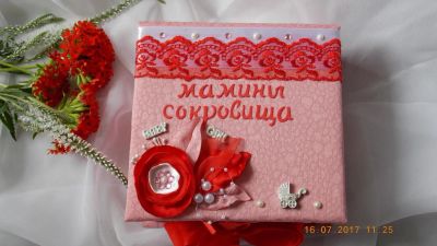 Лот: 9973288. Фото: 1. Шкатулка мамины сокровища. Шкатулки