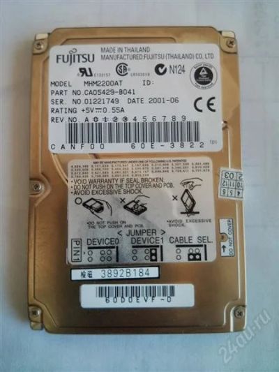 Лот: 2911112. Фото: 1. Жесткий диск Fujitsu HDD 2.5... Жёсткие диски (HDD)