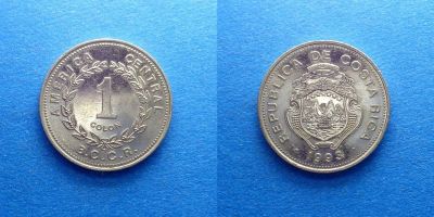 Лот: 15929082. Фото: 1. Коста Рика 1 колон 1993. Америка