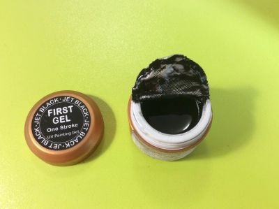 Лот: 7255118. Фото: 1. Гелевая краска First Gel, цвет... Украшения, дизайн ногтей