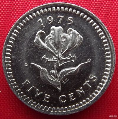 Лот: 1579343. Фото: 1. (№503/LF) 5 центов 1975 (Родезия... Африка
