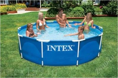 Лот: 2909633. Фото: 1. Бассейн 305х76см INTEX Metal Frame. Другое (туризм, охота, рыбалка, самооборона)