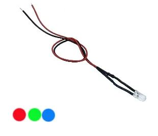 Лот: 21442090. Фото: 1. Светодиод 3 мм прозрачный RGB... Светодиоды