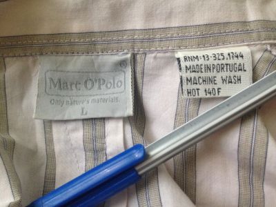 Лот: 11703228. Фото: 1. Рубашка Marc O"Polo - made in... Рубашки, водолазки