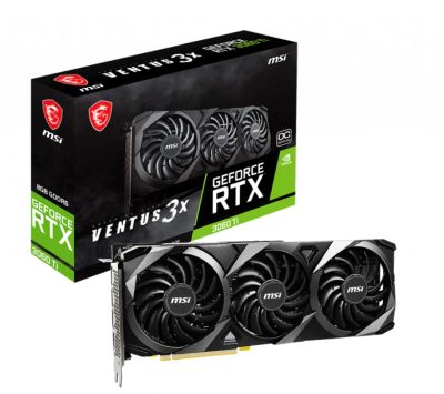 Лот: 17963190. Фото: 1. GeForce RTX 3060 Ti Ventus 3X... Видеокарты