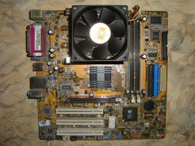 Лот: 779643. Фото: 1. Asus P4S8X-MX+ Intel CeleronD... Материнские платы