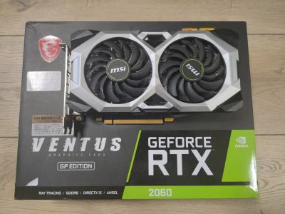Лот: 20820300. Фото: 1. MSI RTX 2060 ventus oc 6 gb. Видеокарты