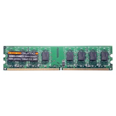 Лот: 14787324. Фото: 1. Qumo (QUM2U-2G800T5) 2GB DDR2... Оперативная память