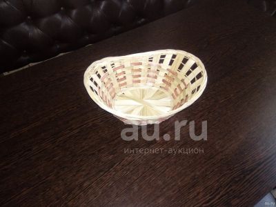 Лот: 25340521. Фото: 1. Корзина бамбук плетенная. Корзины, контейнеры