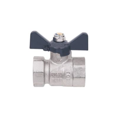 Лот: 25346940. Фото: 1. Кран для воды, 3/4", г-г, ручка-бабочка... Запорная и предохранительная арматура