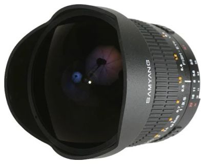 Лот: 4170556. Фото: 1. Samyang 8mm f/3.5 AS IF MC Fish-eye... Объективы