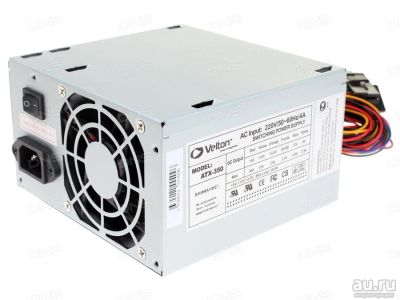 Лот: 10341074. Фото: 1. Блок питания 350W Velton ATX-350... Корпуса, блоки питания