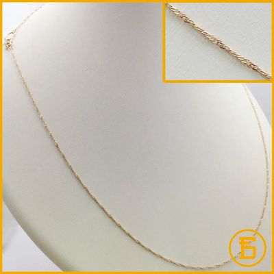 Лот: 9994776. Фото: 1. Золотая цепь 585 пробы. Вес 1... Цепочки