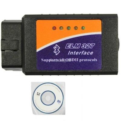 Лот: 6212098. Фото: 1. Адаптер elm327 obd 2 V2.1 - блютюз... Диагностическое оборудование, измерительный инструмент