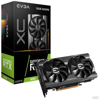 Лот: 17933073. Фото: 1. 12Gb EVGA RTX 3060 XC Gaming 12G-P5-3657-KR... Видеокарты
