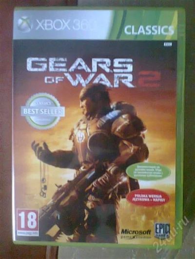 Лот: 2426061. Фото: 1. Gears of war 2. Игры для консолей