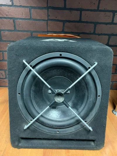 Лот: 18084424. Фото: 1. сабвуфер ESX SE-300 + AMP LAB... Сабвуферы