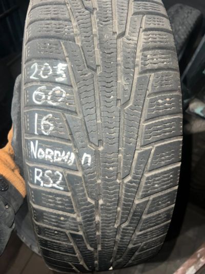 Лот: 24992756. Фото: 1. (1шт)205-60-16 Nokian nordman... Шины