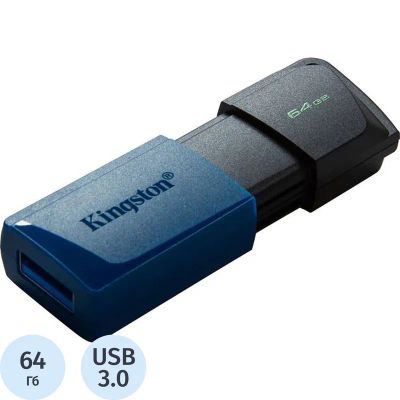 Лот: 25335728. Фото: 1. Флешка Kingston 64GB USB3.2 Gen... USB-флеш карты