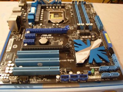 Лот: 3620871. Фото: 1. Материнская плата ASUS P7P55D... Материнские платы
