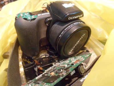 Лот: 5083708. Фото: 1. olympus sp-560. Запчасти