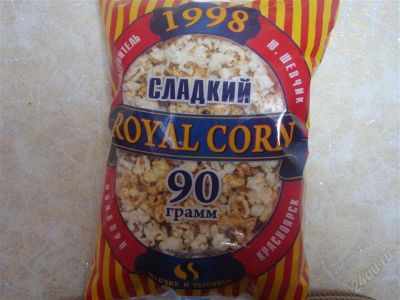 Лот: 937603. Фото: 1. поп-корн Сладкий 90 гр. Другое (продукты)