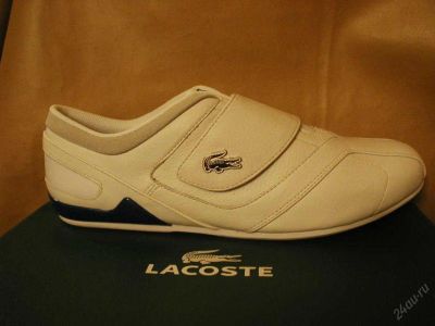Лот: 5932149. Фото: 1. Туфли спорт кожа Lacoste р.42... Кеды, кроссовки, слипоны