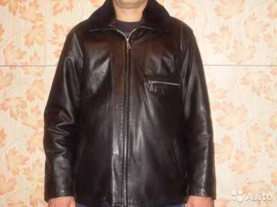 Лот: 8482573. Фото: 1. Зимняя кожаная куртка. Верхняя одежда