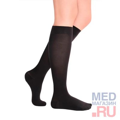 Лот: 24828175. Фото: 1. Компрессионные гольфы с закрытым... Ортопедические изделия